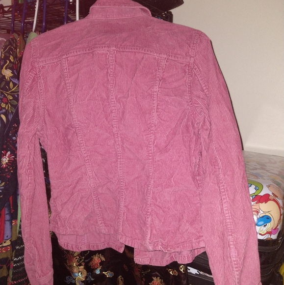 Guess women's pink cordoroy jacket - Picture 3 of 5